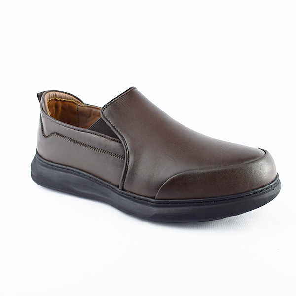 CHAUSSURE CONFORT 332 MARRON CUIR ..........  Chaussures confort Maroc